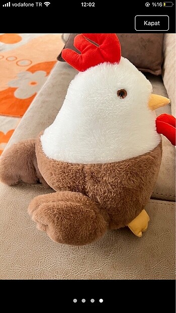 Peluş tavuk