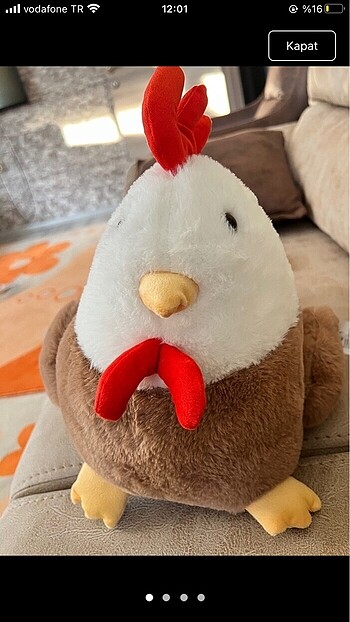 Beden Renk Peluş tavuk