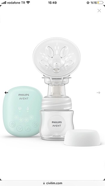  Beden Philips elektrikli gögüs pompası