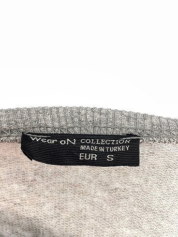 s Beden gri Renk Vintage Love Sweatshirt %70 İndirimli.