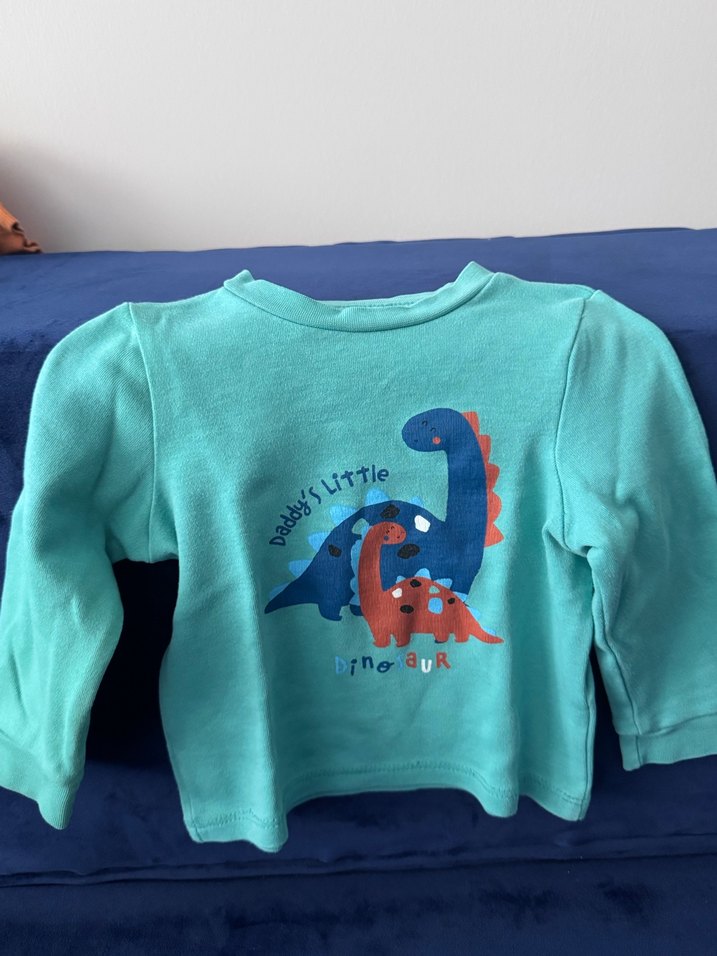 Turkuaz Baskılı Bebek Erkek Takım - Görsel 2