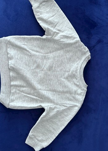 Gri Baskılı Erkek Çocuk Sweatshirt - Görsel 3