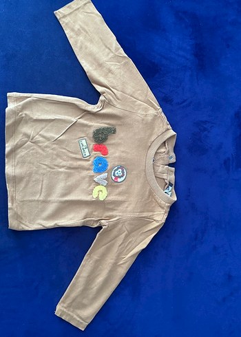 Erkek Çocuk Kahverengi Uzun Kollu Sweatshirt - Görsel 2