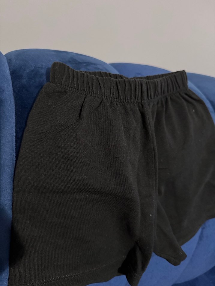 Düz Siyah Erkek Çocuk Şortu - Görsel 2