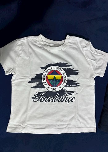Fenerbahçe Baskılı Çocuk Tişört ve Şort Takımı - Görsel 3