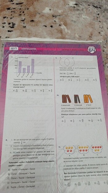 Ayt matematik yaprak testi 
