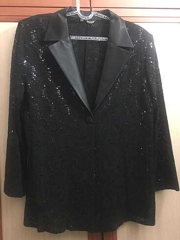 l Beden siyah Renk Blazer Ceket