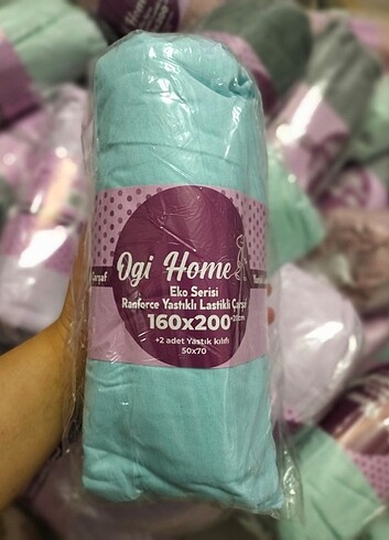 Tek kişilik ve çift kişilik lastikli çarşaflar  - Görsel 6