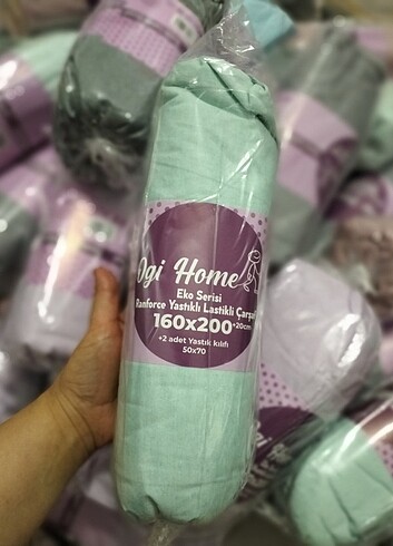Tek kişilik ve çift kişilik lastikli çarşaflar  - Görsel 9