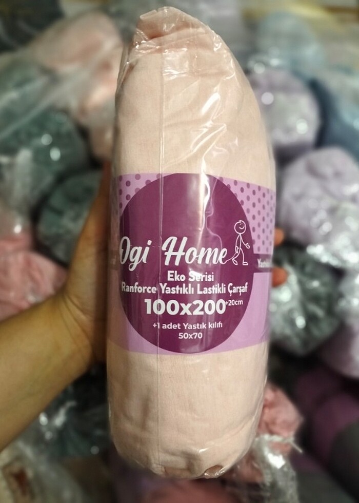 Tek kişilik ve çift kişilik lastikli çarşaflar  - Görsel 2