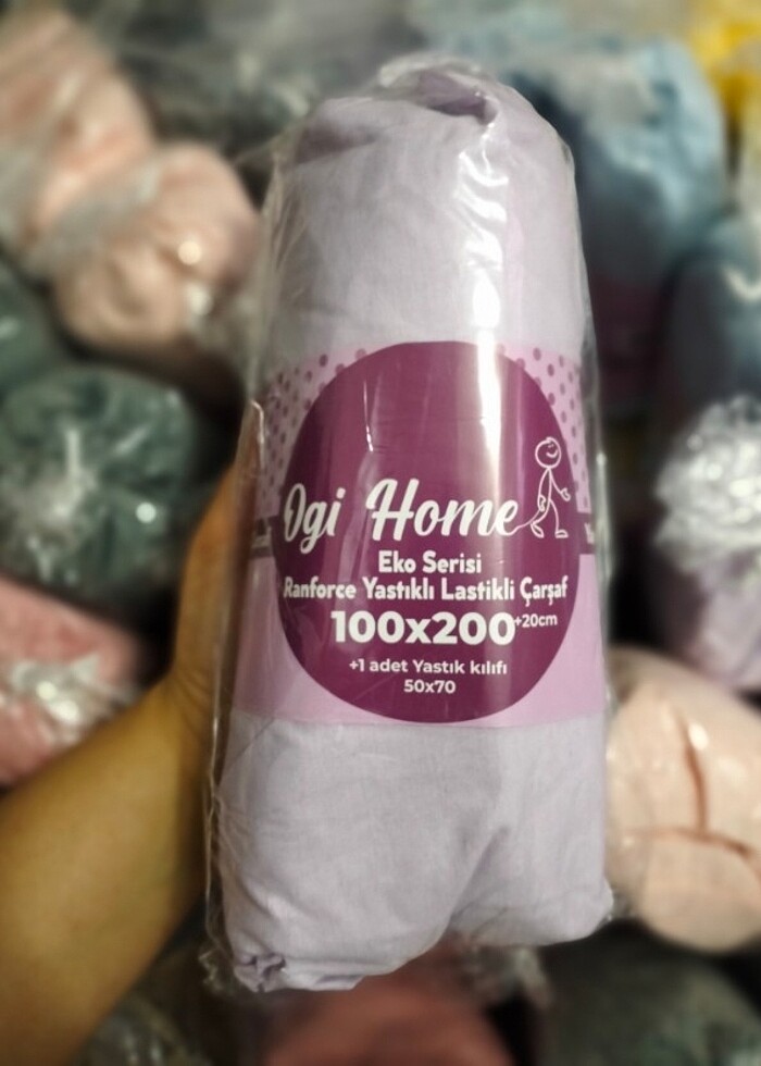 Tek kişilik ve çift kişilik lastikli çarşaflar  - Görsel 3