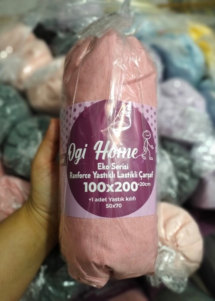 Tek kişilik ve çift kişilik lastikli çarşaflar  - Görsel 5