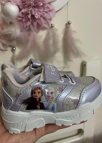 Kız Çocuk Mor Frozen II Desenli Spor Ayakkabı - Görsel 3