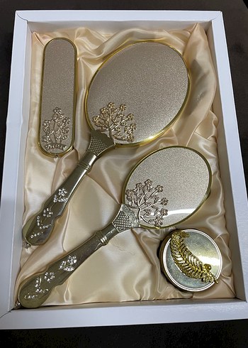 Parlak Altın Düğün Aksesuar Seti - Görsel 2