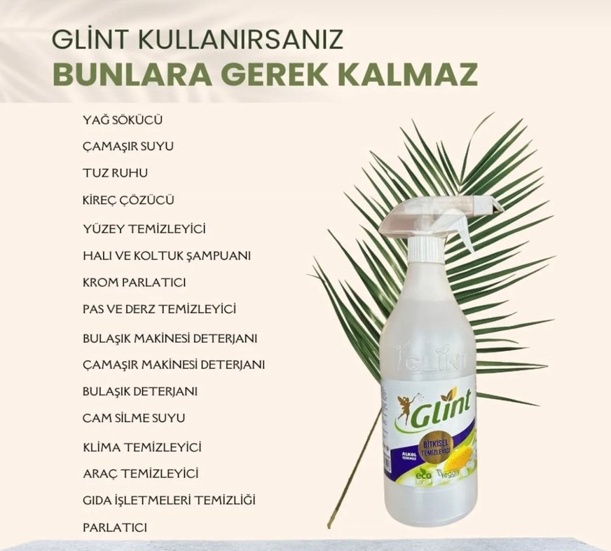 %100 Bitkisel Kokusu Olmayan Temizleyici Sprey - Görsel 2