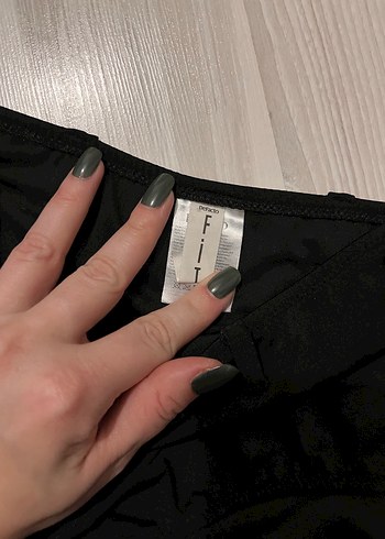 m Beden Siyah Düz Kesim Kadın Bikini Altı