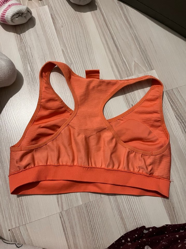 Parlak Turuncu Spor Sütyeni Decathlon - Görsel 3