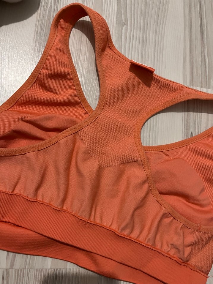 Parlak Turuncu Spor Sütyeni Decathlon - Görsel 4