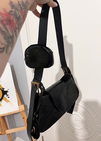 Cüzdan detaylı çanta - Görsel 3