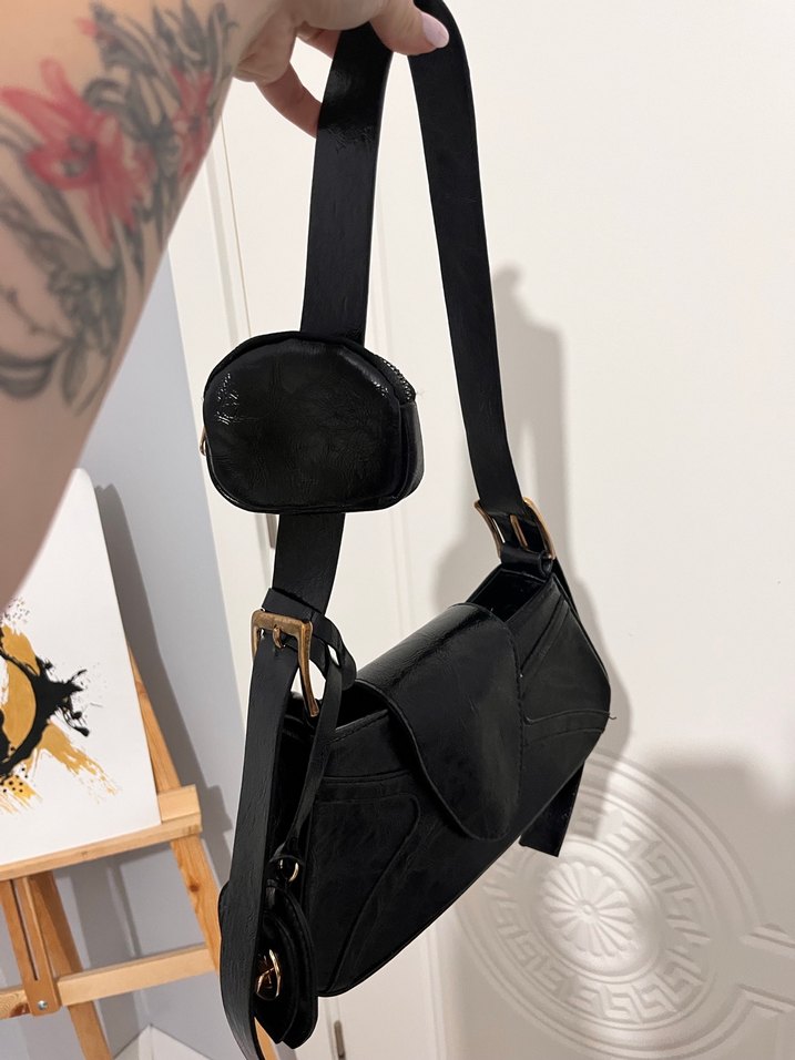 Cüzdan detaylı çanta - Görsel 3