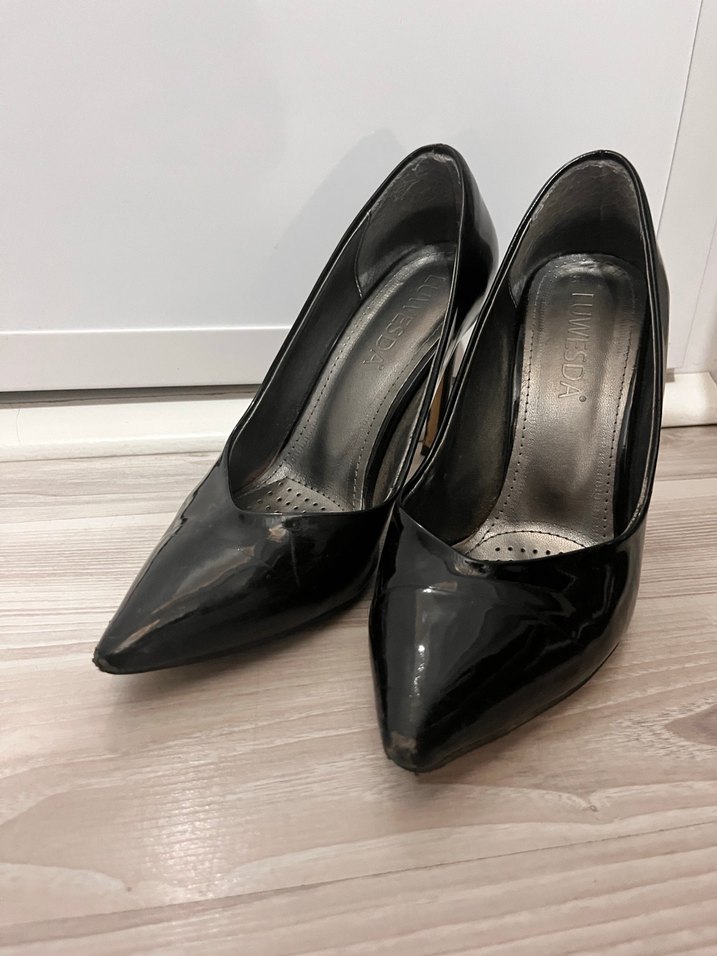 Siyah rugan stiletto - Görsel 2