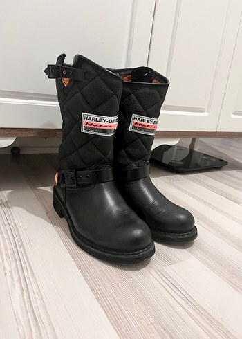 Harley-Davidson Siyah Tokalı Biker Bot - Görsel 2