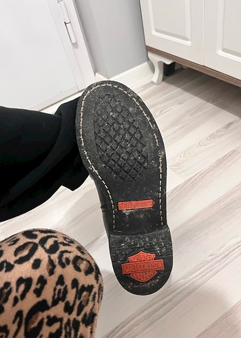 Harley-Davidson Siyah Tokalı Biker Bot - Görsel 8