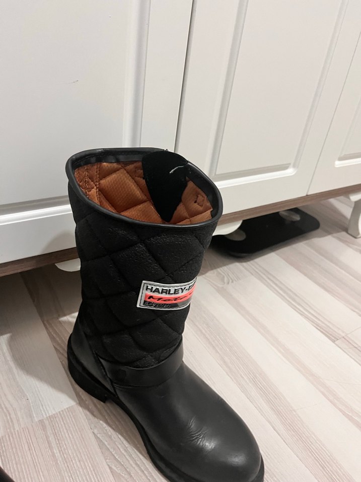 Harley-Davidson Siyah Tokalı Biker Bot - Görsel 4