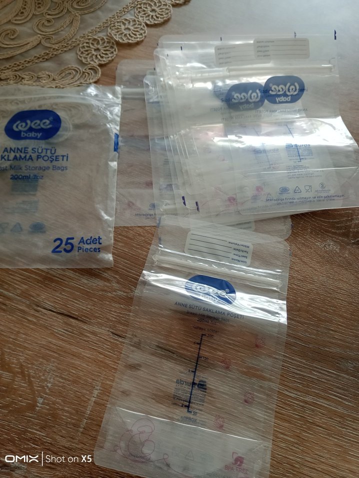 Wee Baby Anne Sütü Saklama Poşeti 10 adet kaldı - Görsel 3
