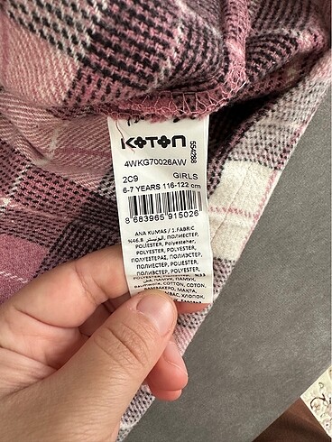 7 Yaş Beden Koton kız çocuk etek
