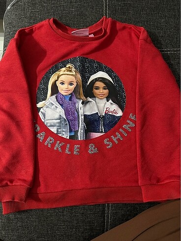 Barbie kırmızı sweat