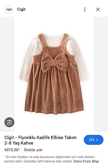 Cigit kadife elbise