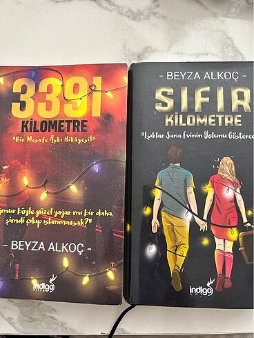 3391 kilometre ve sıfır kilometre (biri ciltli) 2 kitap