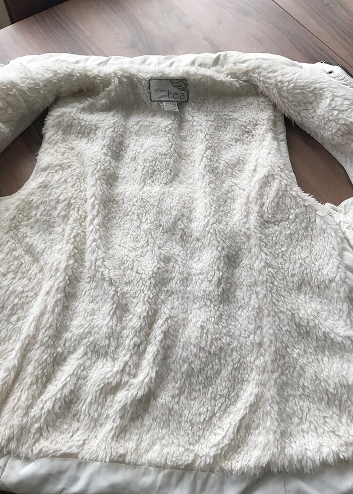 Kadın içi kürklü puf yelek - Görsel 2