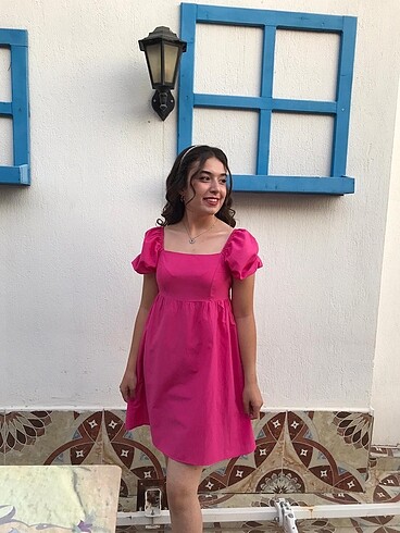 s Beden pembe Renk Pembe elbise