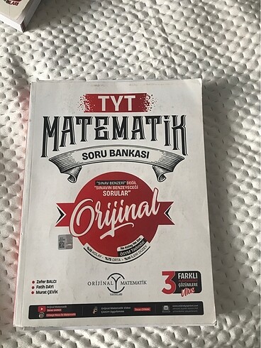 Tyt orjinal matematik kitabı