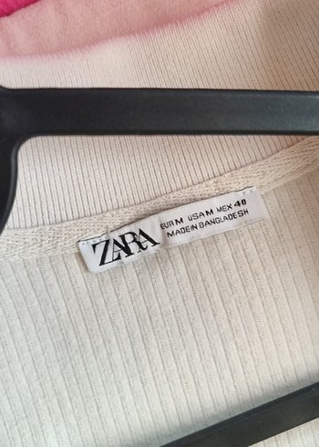 Zara ZARA polo yaka erkek krem rengi
