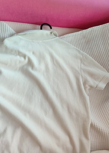 m Beden ZARA polo yaka erkek krem rengi