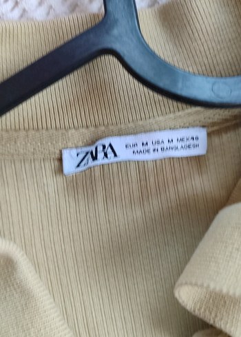 Zara ZARA Bej Erkek Polo Tişört