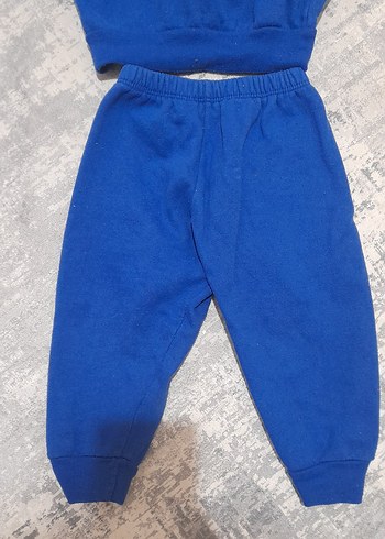 1,5 Yaş Beden Mavi Erkek Bebek Triko Takım