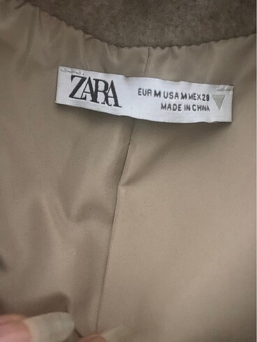 m Beden camel Renk ZARA OVERSİZE M BEDEN SIFIR
