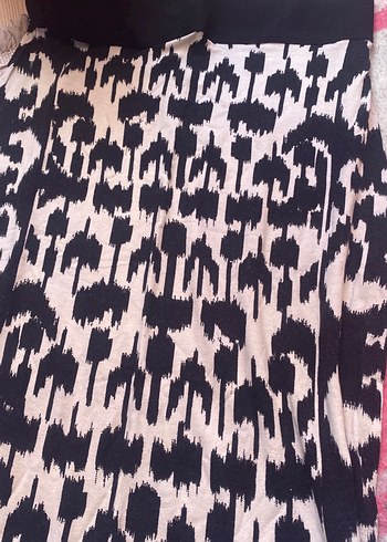 Desenli Kürklü Uzun Hamile Eteği - Görsel 3