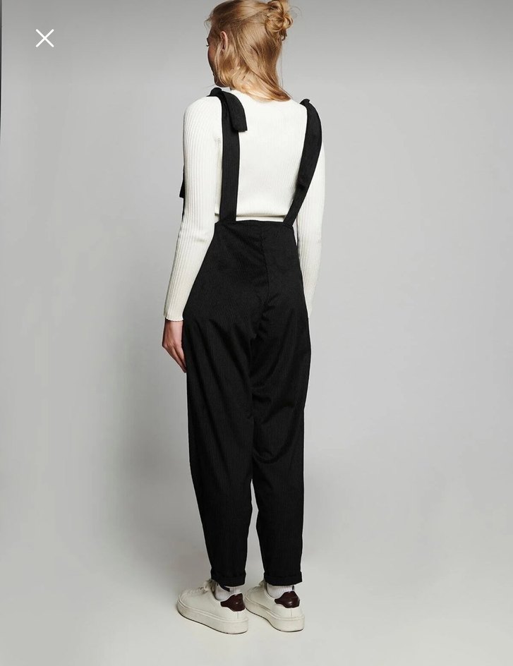 Siyah Hamile Tulum - Görsel 2