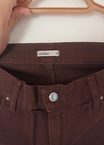 38 Beden kahverengi Renk Addax Mom Jeans