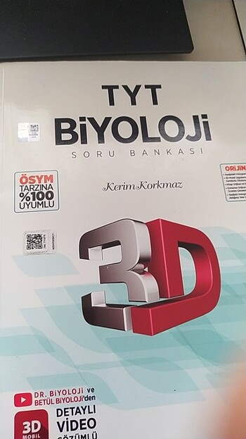 3D YAYINLARI TYT BİYOLOJİ