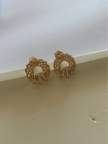 Minimal Oval Gold Küpe