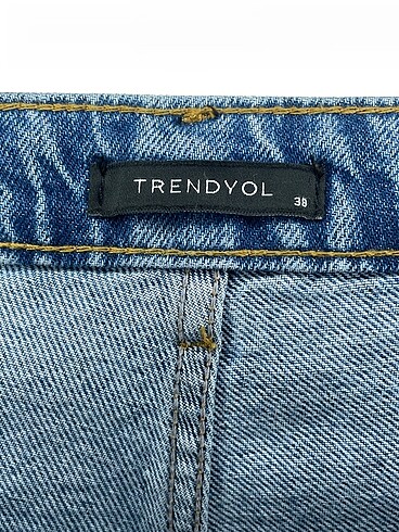 38 Beden mavi Renk Trendyol & Milla Mini Şort %70 İndirimli.