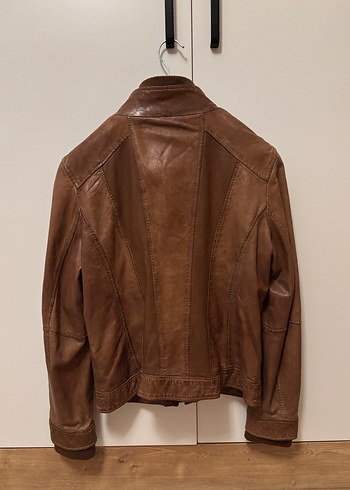 Kahverengi Deri Mont - Görsel 3