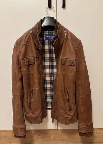 Kahverengi Deri Mont - Görsel 2