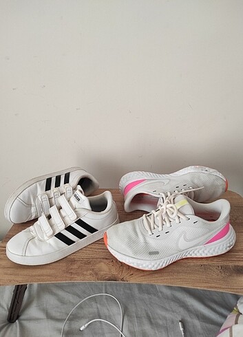 Adidas Nike Spor ayakkabı yürüyüş koşu cırt cırtlı